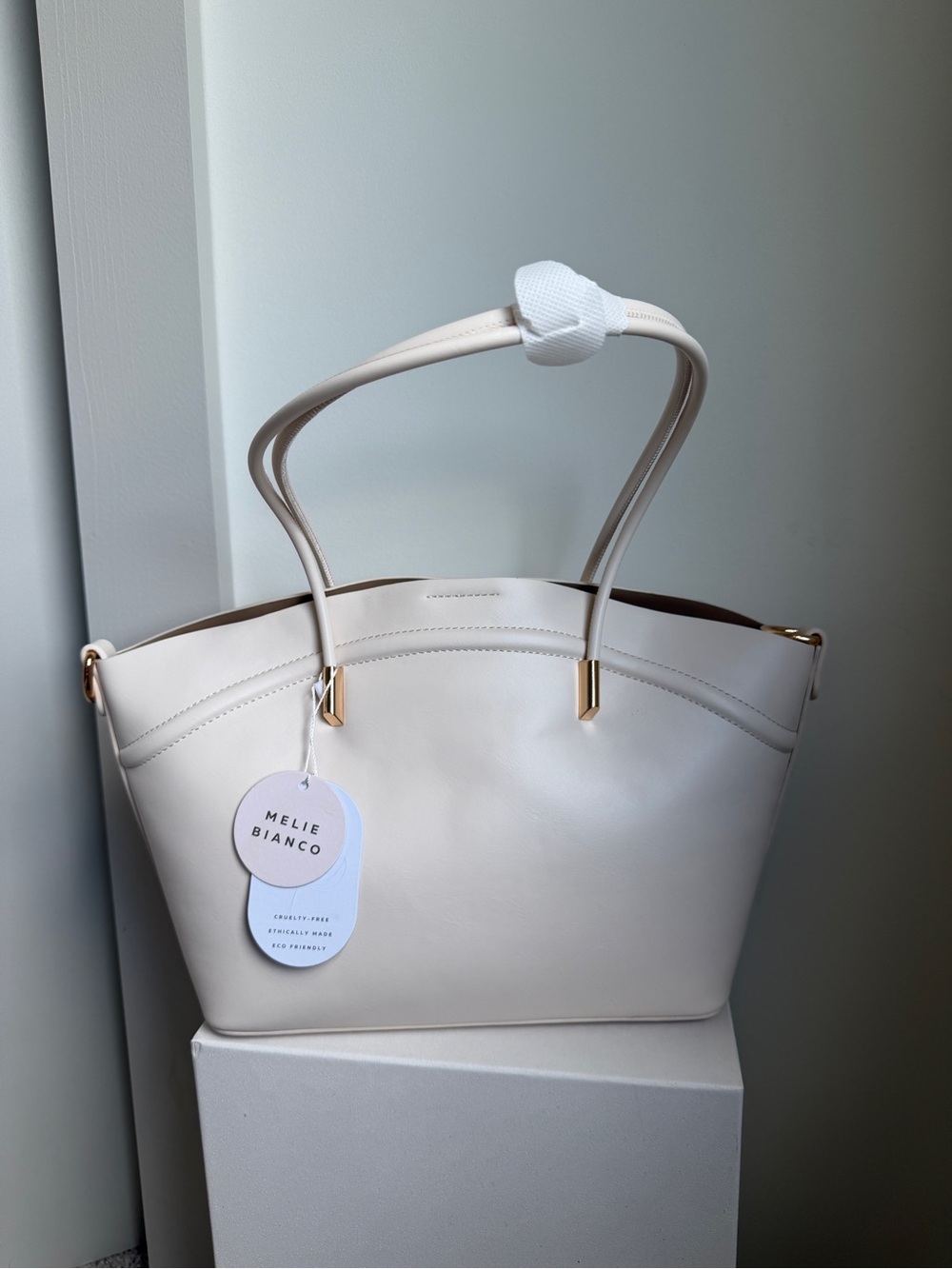 Melie Bianco Hazel Ivory Bag